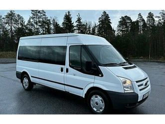 ford custom transit 2,2 tdci t370 minibuss 14 sits 1 fri hemleverans