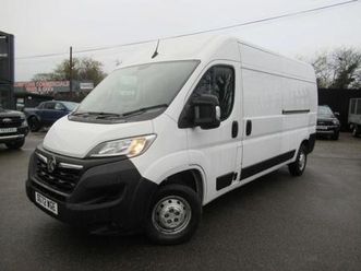 2023 vauxhall movano 2.2 turbo d 140ps h2 van dynamic panel van diesel manual