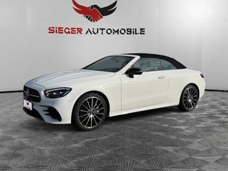 mercedes-benz e 400 d 4matic cabrio amg line, burmester, leder
