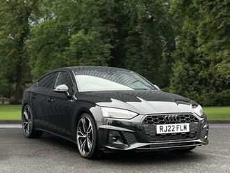 2022 audi a5 2.0 tfsi 35 black edition sportback 5dr petrol s tronic euro 6 (start/stop) (150 p hatchbac...