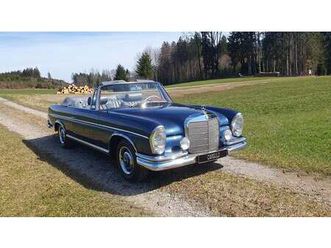 1967 mercedes 300 se cabriolet farbrarität / deutsches original a vendre