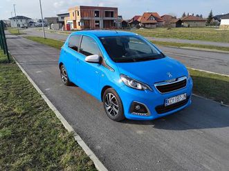 peugeot 108 1,2 registriran ,veliki + mali servis,klima,5 vrata, led, 2016 god.
