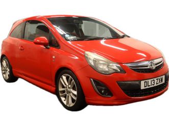 2013 vauxhall corsa 1.4 sri 3dr [ac] hatchback petrol manual