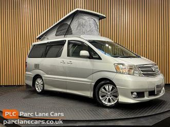 2002 toyota alphard 3.0 v6 g automatic camper campervan - only 66000 miles -