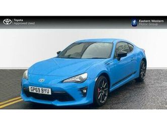 toyota gt86 club series blue edition coupe's 2.0 boxer d-4s club series blue edition auto euro 6 2dr