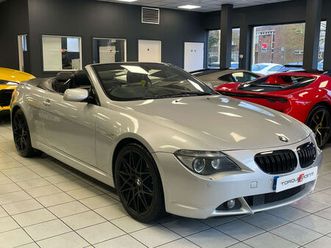 2007 bmw 6 series 3.0 630i sport convertible auto