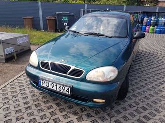 daewoo lanos 1999 1.5 16v niski przebieg, oc na rok, nowy akumulator. poznań grunwald • olx.pl