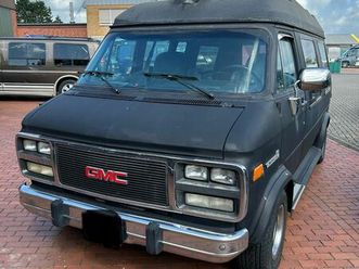 gmc vandura 2500 camper van ausbau mit gas-anlage