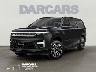 new 2026 jeep grand wagoneer summit obsidian 4x4