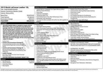 used 2013 buick lacrosse leather