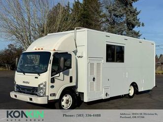 2017 isuzu med duty nrr diesel coffee truck regular cab pickup truck