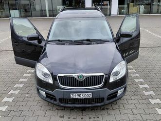 skoda roomster scout 1,6 benziner 105 ps schwarz