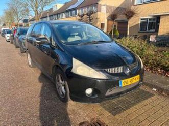 mitsubishi grandis 2.4 mivec 6 2005 zwart — mitsubishi — marktplaats