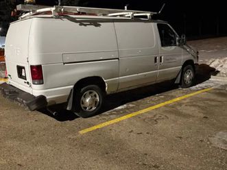 2012 e-150 with ladder rack and shelves