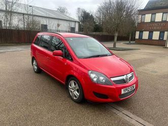 2012 vauxhall zafira 1.7 cdti ecoflex design [110] 5dr mpv diesel manual
