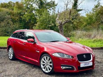 2013 jaguar xf 2.2d 200bhp sport red sportbrake 79,000 miles auto estate diesel
