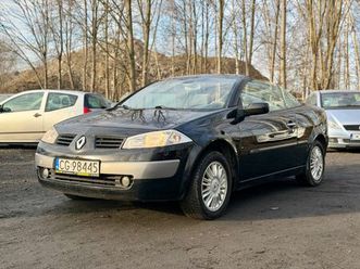 renault mégane 1.6pb 2004r. cabrio android felga szklany dach wieszowa • olx.pl