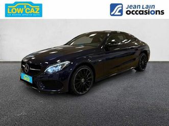 mercedes classe c 2018 - bleu - classe c coupé 250 d 4matic 9g-tronic sportline