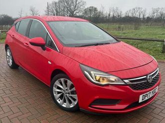 2017 vauxhall astra 1.4i turbo tech line euro 6 5dr hatchback petrol manual