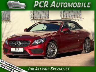 mercedes-benz c 220d cabrio amg-line burmeister airscarf