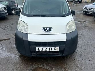 peugeot, bipper, panel van, 2012, manual, 1248 (cc)