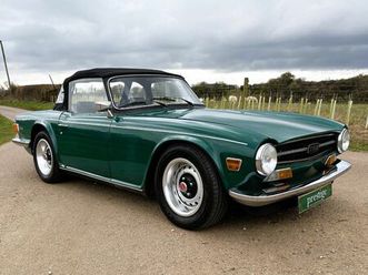 triumph tr6 manual green 1974