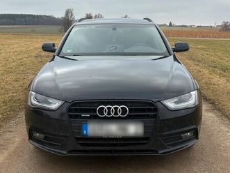 audi a4 b8 quattro ez2015 161tkm black edition s-line