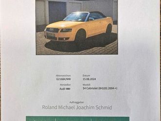 s4 cabrio einzelstück