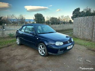 golf iv cabriolet 2001 - idéale projet passionné