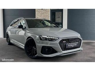 audi rs4 v6 biturbo 450 cv - nardo - b&o - 360 - faible kilométrage -