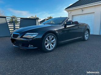 bmw 635d cabriolet - 2008 - 265 000 km - noire - toutes options