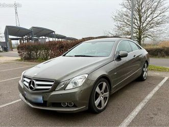 mercedes classe e 350 cdi coupé