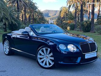 bentley continental gtc mulliner 4.0 v8 507 ch / 34 200 kms origine monaco immatriculé france pas de malus / garantie 12 mois france