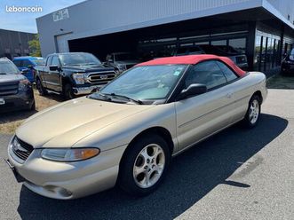 chrysler sebring jxi cabriolet