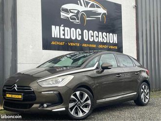 citroën ds5 2.0 hdi 163 cv-sport chic – distribution neuve – sièges massants & chauffants – gps – caméra – led – cuir – toit panoramique