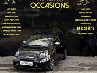 vente a distance livraison france fiat abarth 500 ii (2) 1.4 turbo 16v t-jet 165ch 595 turismo clim cuir ja17 toit ouvrant bon etat faible km