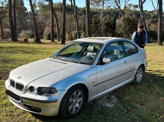 bmw 325ti compact e46 – 2.5l 6 cylindres – 192 ch – 75 500 km – rare