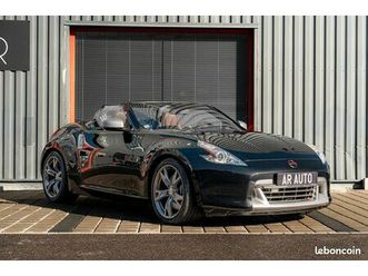 nissan 370z roadster 3.7 v6 328ch pack bva / entretien complet / cobra / bose / sieges chauffant ventile / rays