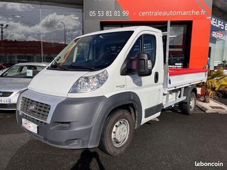 fiat ducato 3.5 m 2.2 multijet 3 - 130 benne cabine chassis cabine benne acier hd 3.5 m