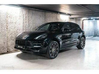 porsche macan turbo v6 3.6 400 - très bien optionné, entretien à jour - disponible en financement à partir de 740e / mois