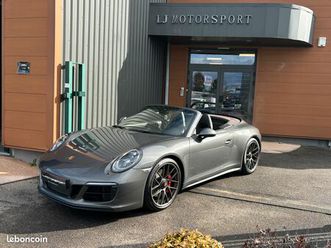 porsche 911 991.2 carrera gts cabriolet 3.0l 450ch pdk - malus inclus - 06/2018, 89380 kms, pse, pack sport chrono, 4 roues directrices,régulateur, bose, padm, 