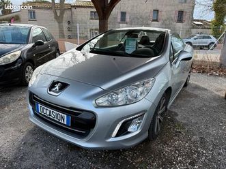 faible kms cabriolet peugeot 308 cc 1.6 vti 120 allure