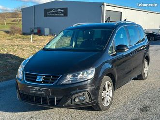seat alhambra / 2.0 tdi / 150 ch / 2016 / finition premium / 7 places / noir / dsg 6 / sièges alcantara / caméra de recul / très bon état / garantie 3 mois