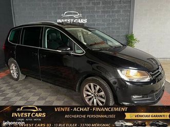 volkswagen sharan 2.0 tdi 150ch carat dsg6 scr 7pl - 2ème main - toit ouvrant - garantie 6 mois minimum