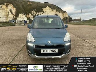 2013 peugeot partner tepee outdoor - new years mot - finance available - 3 month warranty