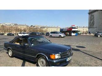 1985 mercedes sec series 500 sec w126 a vendre