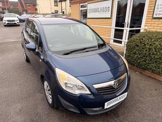 2011 vauxhall meriva cdti exclusiv automatic blue 5 door 1.7 diesel 100bhp 44mpg