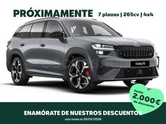 skoda kodiaq 2.0 tsi 265 cv dsg 4x4 rs