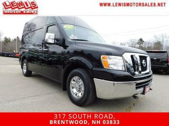 2018 nissan nv cargo sl one owner super clean cargo van