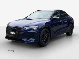audi e-tron sportback 55 s line black edition